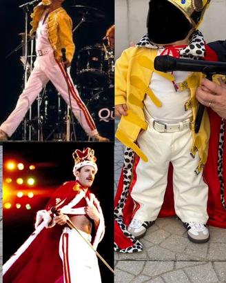 Vestito carnevale bambini freddie mercury bambini