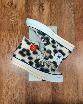 Converse x Kenzo Chuck 70 Hi leopardate