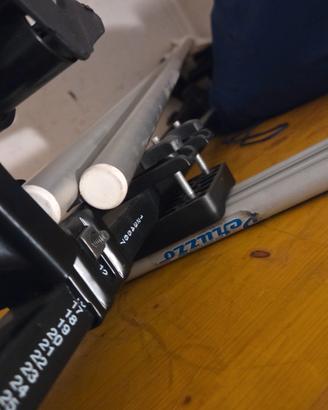 Barre con attacchi e porta bici per Ford Fiesta 1