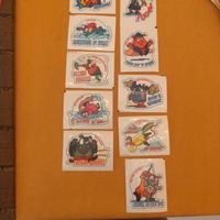 10 Adesivi Serie I Magotti Kinder 