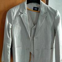 Completo GIACCA+CAMICIA+GILET bimbo 8 anni