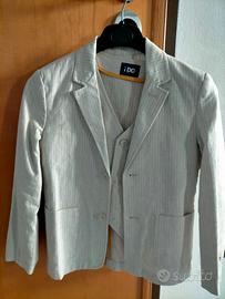 Completo GIACCA+CAMICIA+GILET bimbo 8 anni