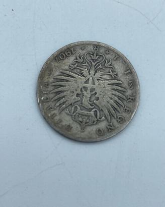 1 Lira 1901 Aquila Sabauda argento