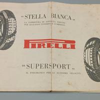 Cartina Pirelli anni 30 Milano Torino