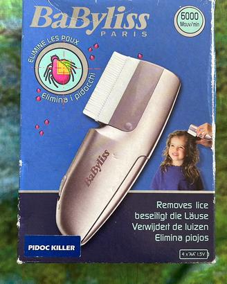 Pettine elettrico elimina pidocchi