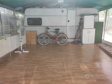 Roulotte dethleffs 485 con veranda