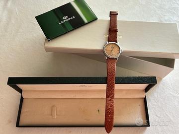 orologio da uomo Lorenz quadrante rosa