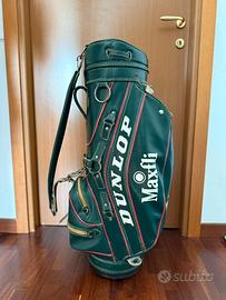 Borsa da golf DunLop Maxfli Verde in pelle