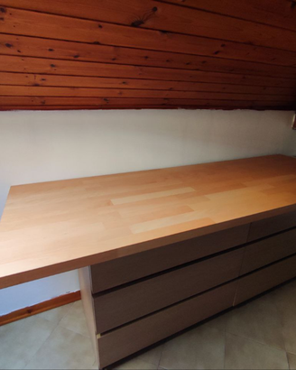 Piano di lavoro in legno Ikea