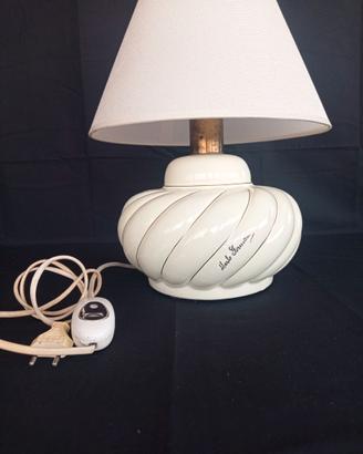 Lampada in ceramica artistica anni 80 firmata .