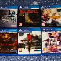 6 Giochi Videogiochi Playstation VR PS4 PS5 PSVR