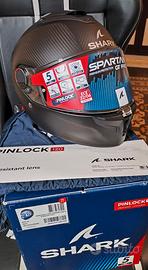 Casco Shark Spartan GTPro XS PINLOCK Incluso NUOVO