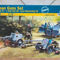 ✅ITALERI 7026 1:72 PAK35-PAK40-FLAK38 Germania