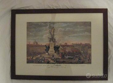 Riproduzione stampa di Livorno del 1799