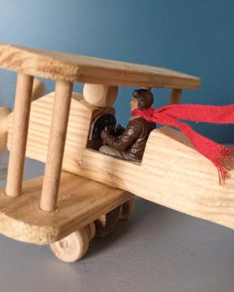 MODELLINO IN LEGNO AEROPLANO 