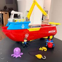Paw patrol nave con persoanggi e vaicolo raider