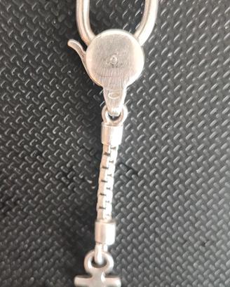 Portachiavi argento 925 ancora