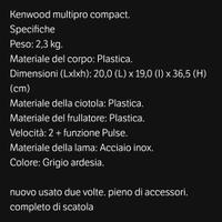 robot da cucina