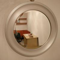 Specchio rotondo con cornice