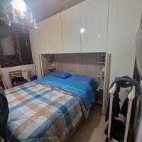 Letto matrimoniale contenitore rete e materasso