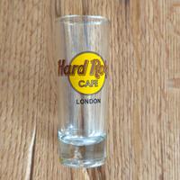 bicchiere di vetro da collezione Hard rock café 