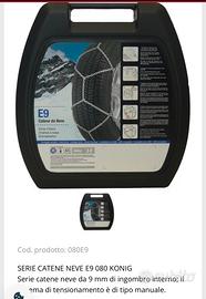 Catene da neve konig E9   080   9mm