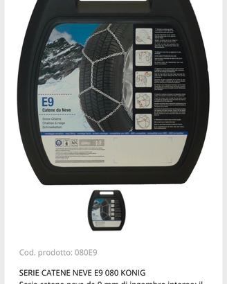 Catene da neve konig E9   080   9mm