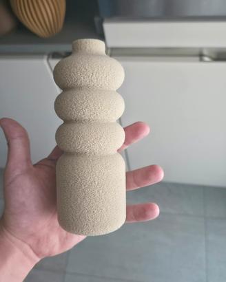 Vaso di design color sabbia 3D