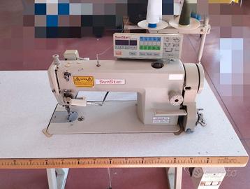 Macchina Cucire rasafilo + etichettatrici