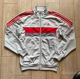 Tuta adidas vintage felpa con zip uomo taglia M