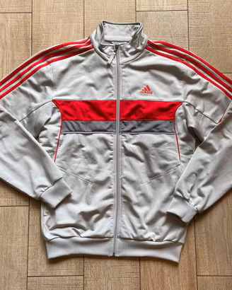Tuta adidas vintage felpa con zip uomo taglia M
