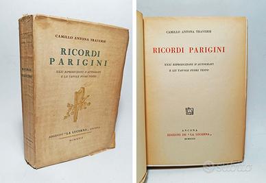 RICORDI PARIGINI - XXXI RIPRODUZIONI D'AUTOGRAFI