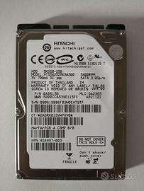 HARD DISK HITACHI TRAVELSTAR HTS542525K9A300 5K250