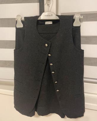 Conpleto Rialto 48 gilet e gonna lana taglia 38
