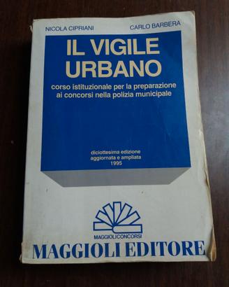 libro il vigile urbano 1996 corso istituzionale €2
