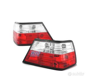 FANALI PER MERCEDES W124 E-KLASSE 85-95 ROSSO BIAN