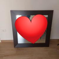 2 comodini, piantana e specchio