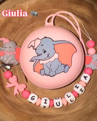 Catenella porta ciuccio personalizzabile