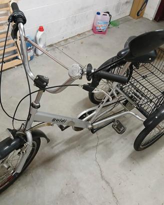 Bicicletta con carrello 3 ruote