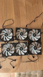 Ventole Pc Deepcool RF 120mm RGB con controller