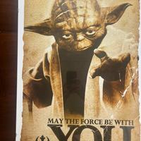 Star Wars Poster Yoda May the force be with you