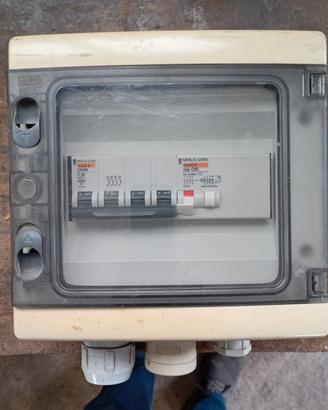 quadro con magnetotermico 