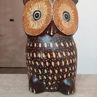 Gufo in legno 