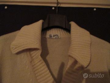 Giacca in lana color panna tg. 46