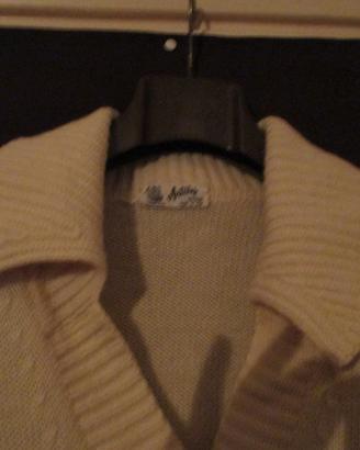 Giacca in lana color panna tg. 46