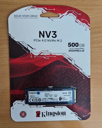 Kingston NV3 500GB SSD NVMe