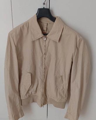 Giubbotto uomo primaverile beige cotone Exige L 50