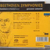 Super audio CD Antonini/ Beethoven Symphonies 1&2