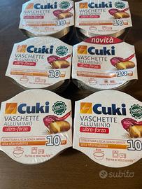 Vaschette alluminio Cuki tonde 8 cm diametro