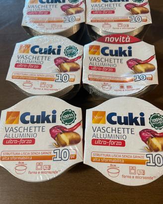 Vaschette alluminio Cuki tonde 8 cm diametro